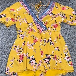 Francesca’s floral romper